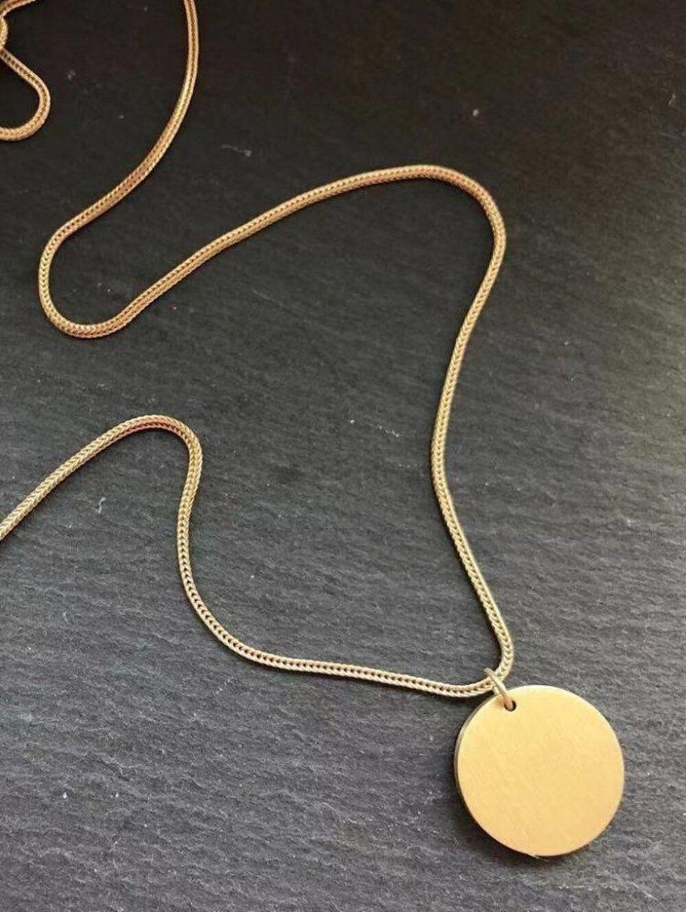 COS Disc Pendant Necklace